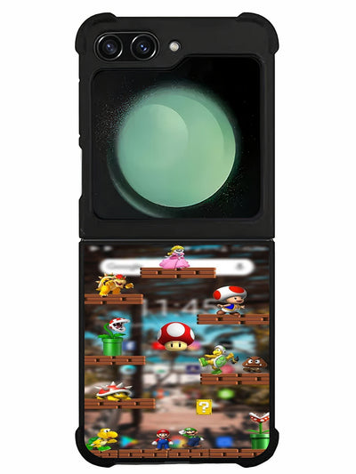 mario and friend 1 Samsung Galaxy Z Flip 5 | Samsung Galaxy Z Flip 6 Case