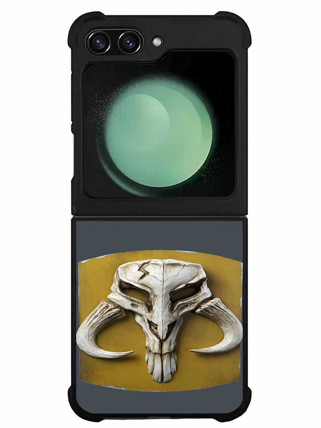 mythosaur mandalorian skull Samsung Galaxy Z Flip 5 | Samsung Galaxy Z Flip 6 Case