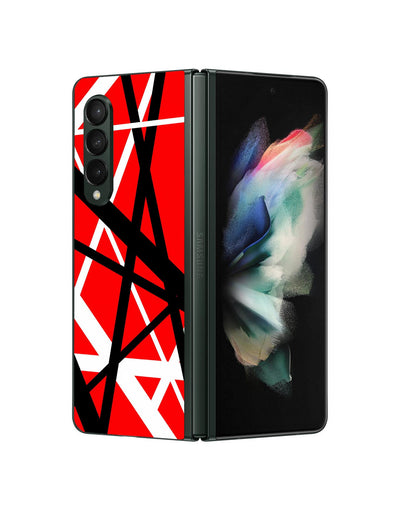 eddie van halen guitar stripes Samsung Galaxy Z Fold 4 5G Case