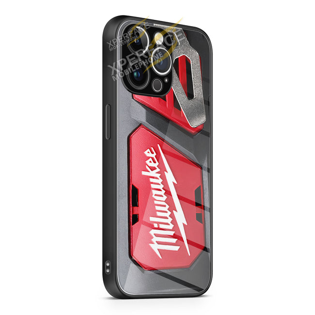 MILWAUKEE COOL LOGO 1 iPhone 15 | iPhone 15 Plus | iPhone 15 Pro | iPhone 15 Pro Max Glass Case cover