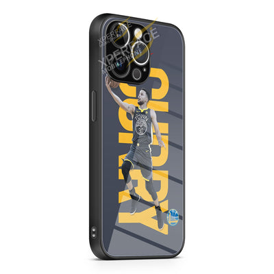 Stephen Curry Golden State Warriors Logo iPhone 15 | iPhone 15 Plus | iPhone 15 Pro | iPhone 15 Pro Max Glass Case cover