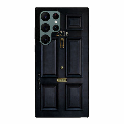 221B SHERLOCK BLACK DOOR Samsung Galaxy S23 Ultra | Samsung Galaxy S24 Ultra case cover