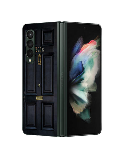 221B SHERLOCK BLACK DOOR Samsung Galaxy Z Fold 4 | Fold 5 | Fold 6 5G Case