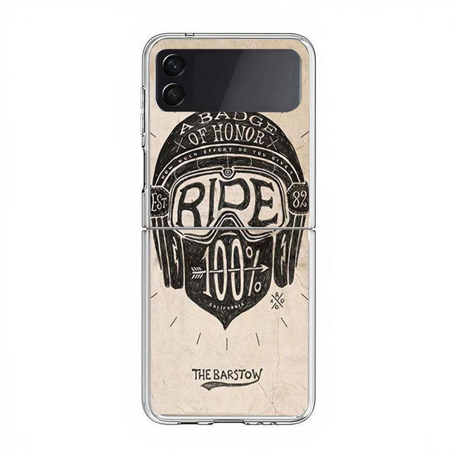 a badge of honor ride Samsung Galaxy Z Flip 4 5G Case - XPERFACE