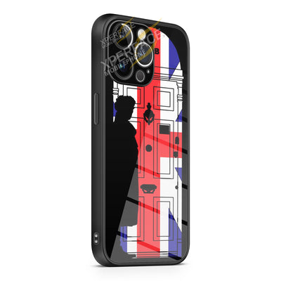 221B SHERLOCK HOLMES ART iPhone 15 | iPhone 15 Plus | iPhone 15 Pro | iPhone 15 Pro Max Glass Case cover