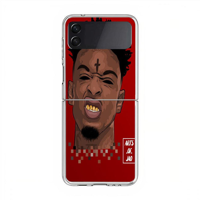 21 savage wallpaper Samsung Galaxy Z Flip 4 5G Case - XPERFACE