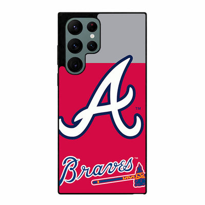 A Braves Samsung Galaxy S22 Ultra case cover