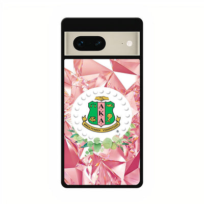 aka pink and green diamond logo google pixel 7 case cover