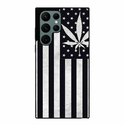 american flag weed leaf Samsung Galaxy S23 Ultra | Samsung Galaxy S24 Ultra case cover