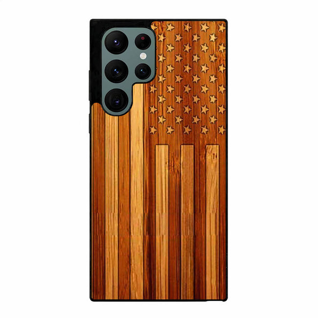 american flag wood Samsung Galaxy S23 Ultra | Samsung Galaxy S24 Ultra case cover