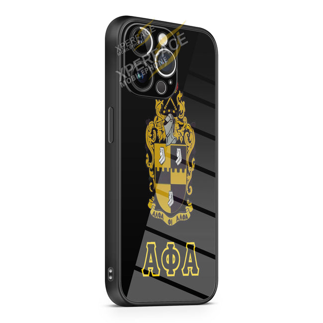 alpha phi alpha 1 iPhone 15 | iPhone 15 Plus | iPhone 15 Pro | iPhone 15 Pro Max Glass Case cover