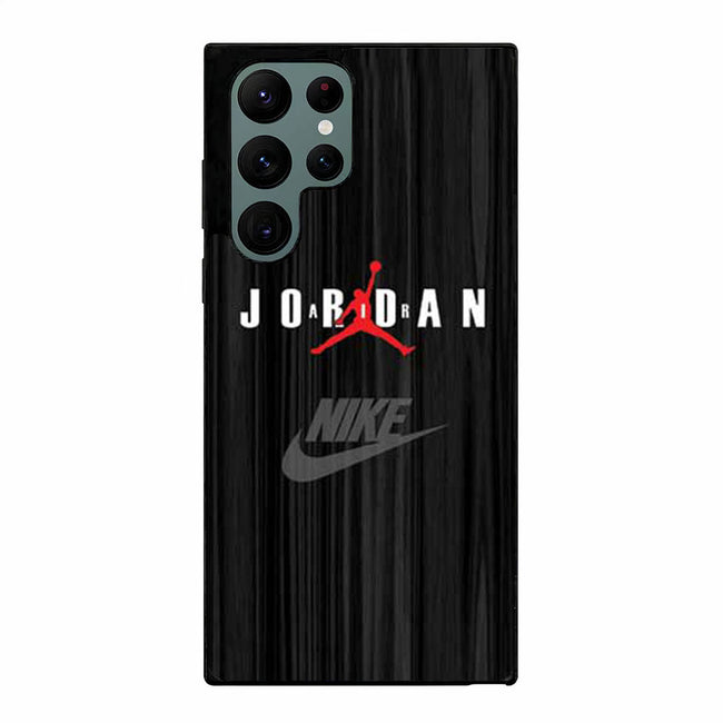 Air Jordan black wood grain Samsung Galaxy S23 Ultra | Samsung Galaxy S24 Ultra case cover