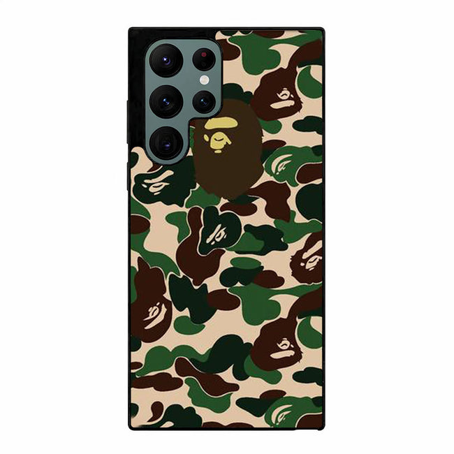 bape camo green Samsung Galaxy S23 Ultra | Samsung Galaxy S24 Ultra case cover