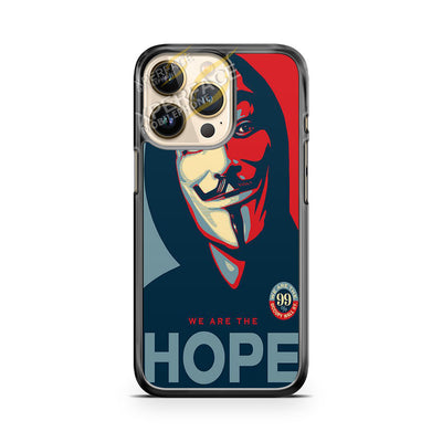 anonymous hope iPhone 14 Pro Case Cover