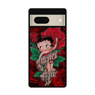 betty boop cartoon flower google pixel 7 case cover