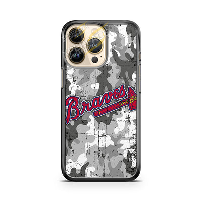 atlanta braves camo iPhone 14 Pro Case Cover