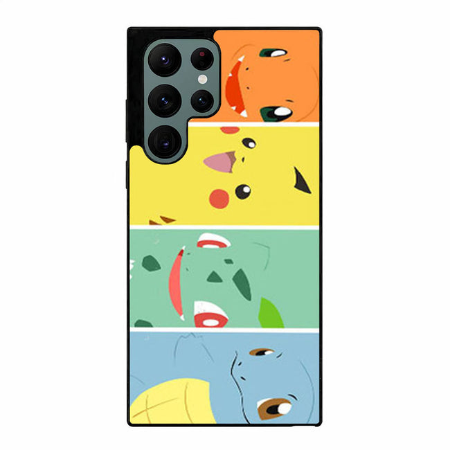 bulbasaur squirtle and charmander pikachu Samsung Galaxy S23 Ultra | Samsung Galaxy S24 Ultra case cover