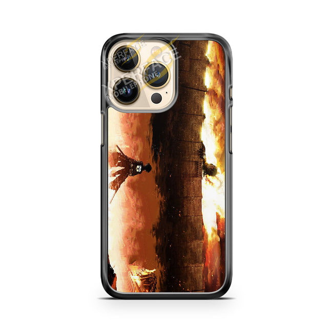 attack on titan wall iPhone 14 Pro Case Cover