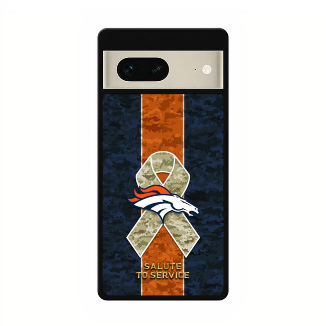 broncos army google pixel 7 case cover