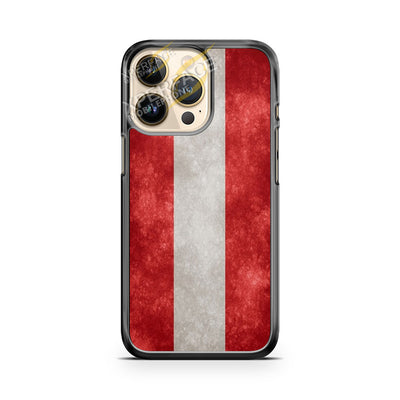 austria flag texture iPhone 14 Pro Case Cover