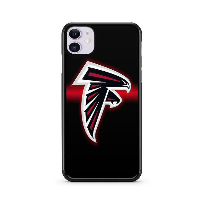 Atlanta Falcons Logo Black Stripe iPhone 11 2D Case - XPERFACE