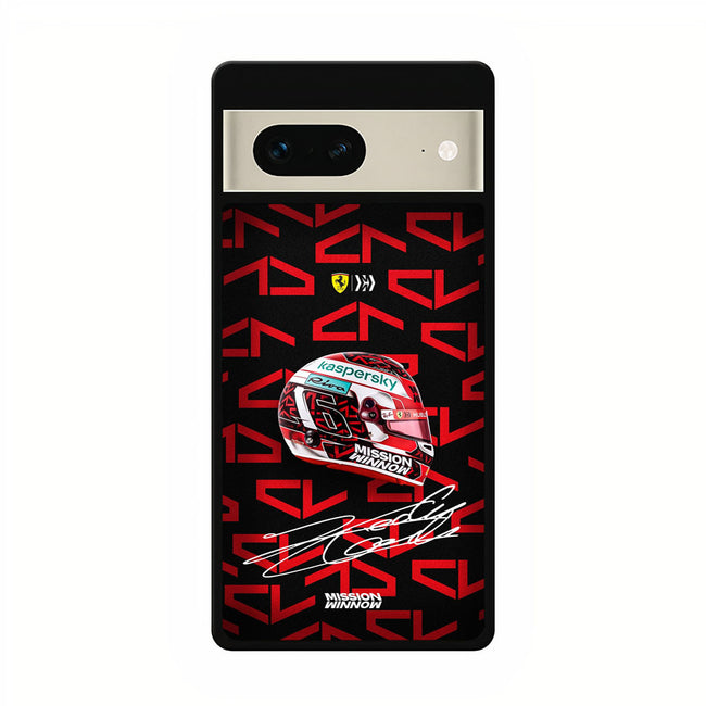 charles leclerc ferrari google pixel 7 case cover