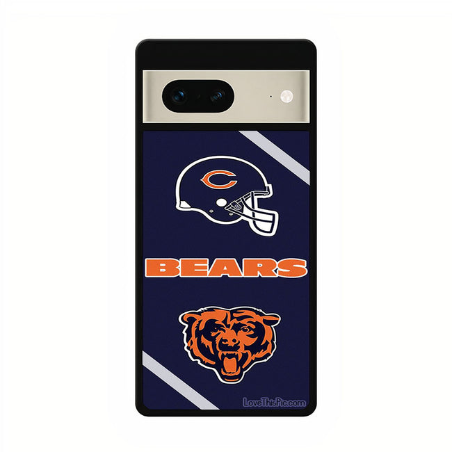 chicago bears logo google pixel 7 case cover