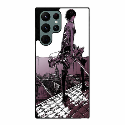 Attack On Titan Mikasa Oversee Samsung Galaxy S23 Ultra | Samsung Galaxy S24 Ultra case cover