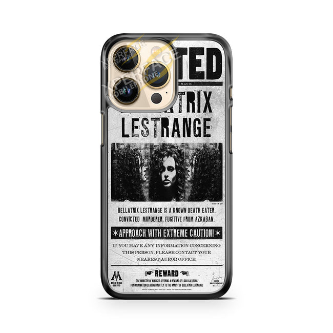 bellatrix lestrange wanted harry potter movies iPhone 14 Pro Case Cover