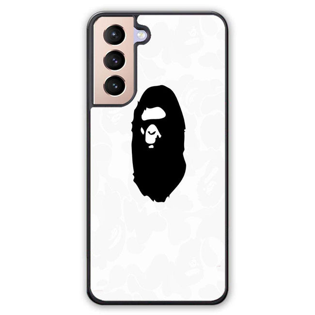 bape logo black Samsung galaxy S21 case - XPERFACE