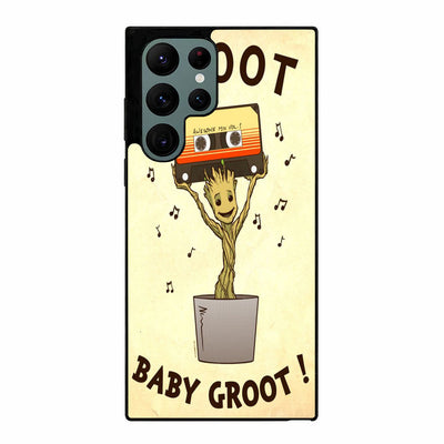 Baby Groot Dancing Awesome mix Samsung Galaxy S23 Ultra | Samsung Galaxy S24 Ultra case cover