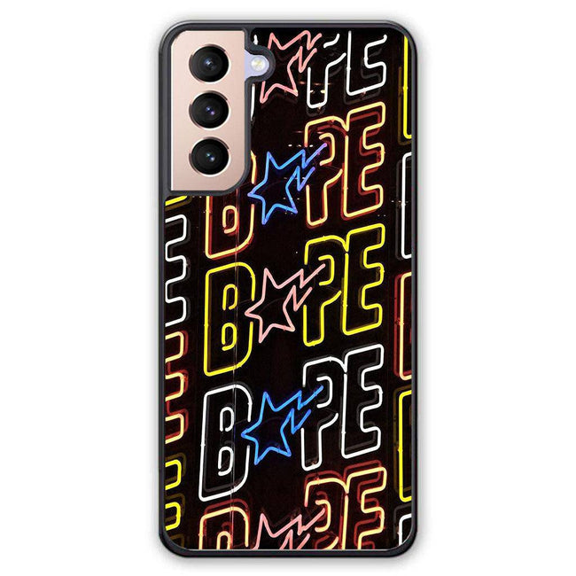 bape neon Samsung galaxy S21 case - XPERFACE