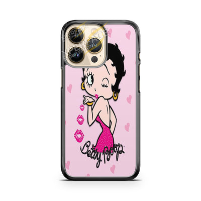 betty boop purple kiss iPhone 14 Pro Case Cover