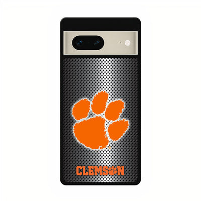 clemson tigers metal google pixel 7 case cover