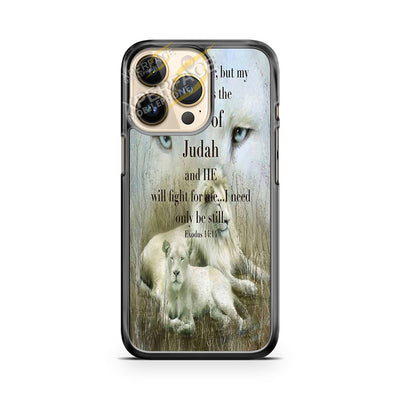 bible verse lion of judah iPhone 14 Pro Case Cover