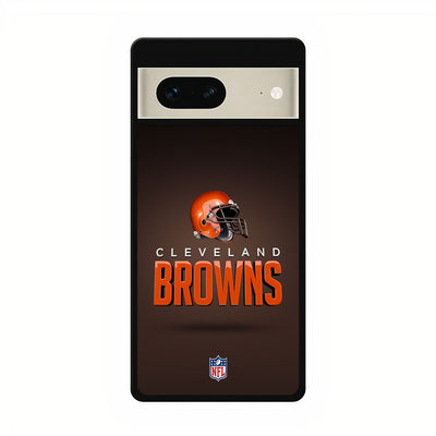 cleveland browns nfl logo 3 google pixel 7 case cover