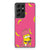 bart simpson pink Samsung galaxy S21 Ultra case - XPERFACE