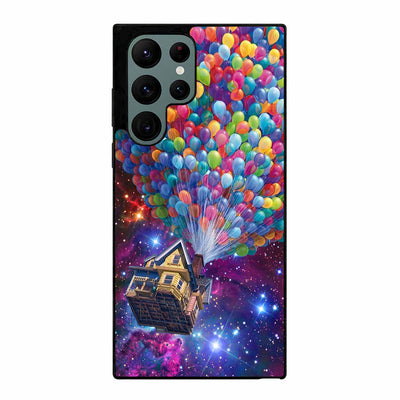 Balloons Flying House in Galaxy Nebula 1 Samsung Galaxy S23 Ultra | Samsung Galaxy S24 Ultra case cover