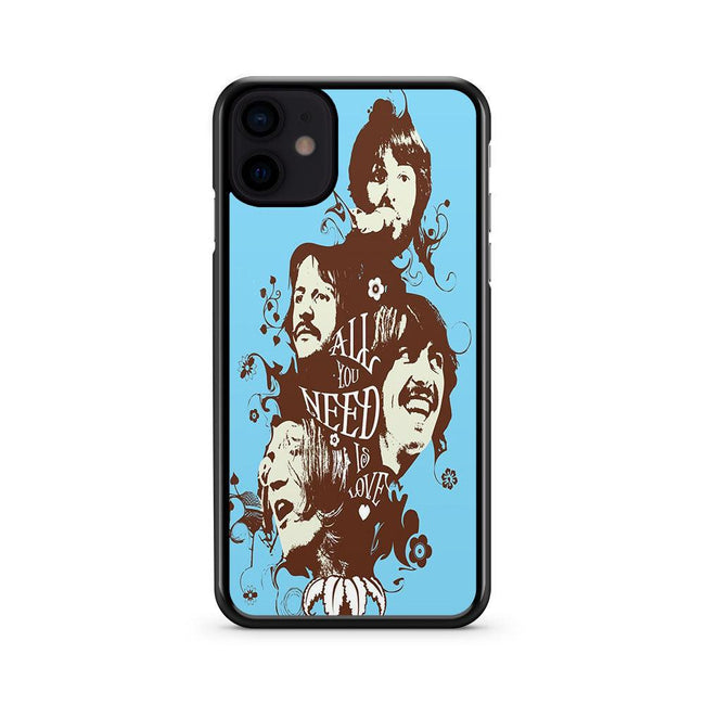 Beatle Poster All You Need Is Love iPhone 12 case - XPERFACE