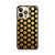 black and gold color block polkadot iPhone 14 Pro Case Cover