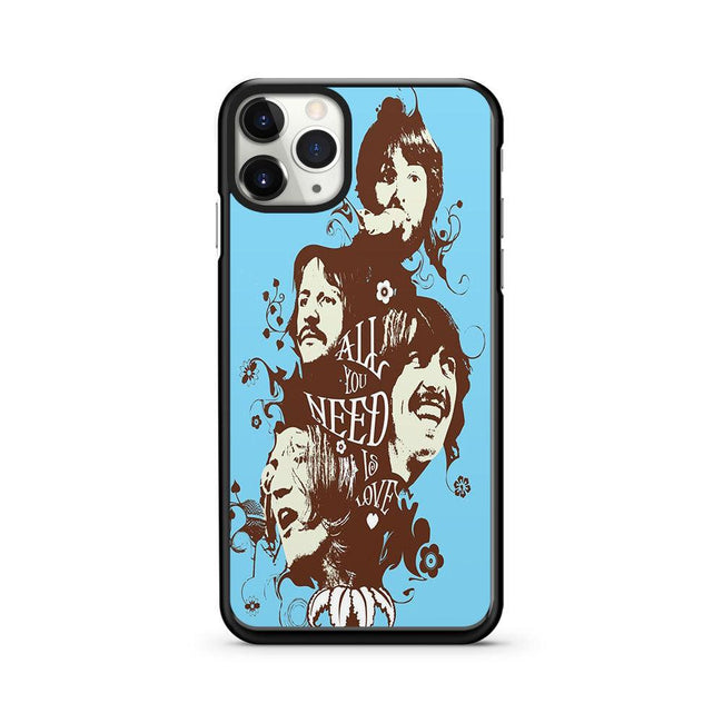 Beatle Poster All You Need Is Love iPhone 11 Pro 2D Case - XPERFACE