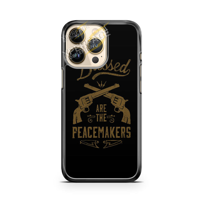 blessed are the peace makers iPhone 14 Pro Case Cover