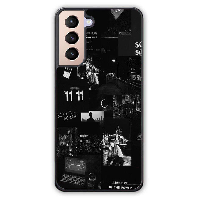 black aesthetics Samsung galaxy S21 case - XPERFACE