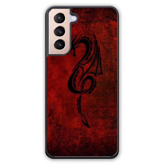 black and red dragon Samsung galaxy S21 case - XPERFACE