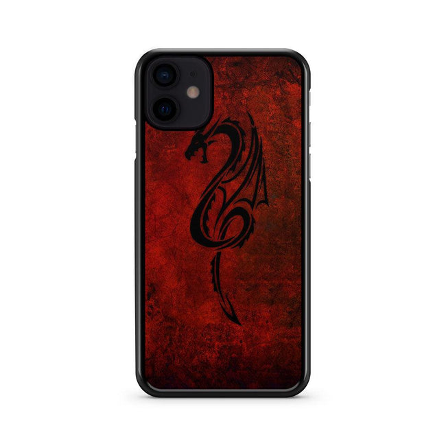 Black And Red Dragon iPhone 12 case - XPERFACE