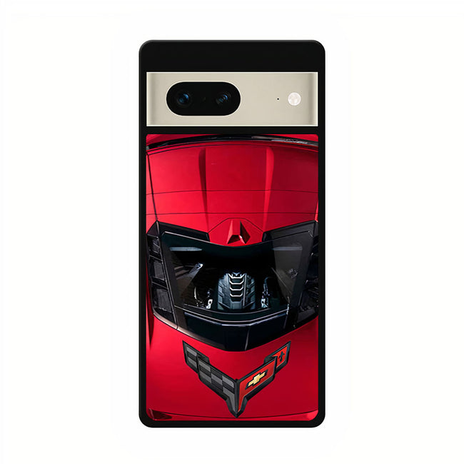 corvette c8 red google pixel 7 case cover