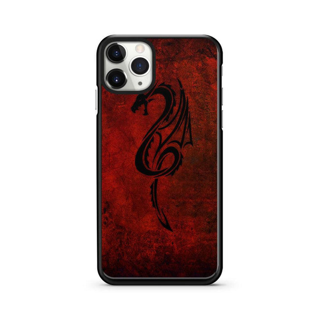 Black And Red Dragon iPhone 11 Pro Max 2D Case - XPERFACE