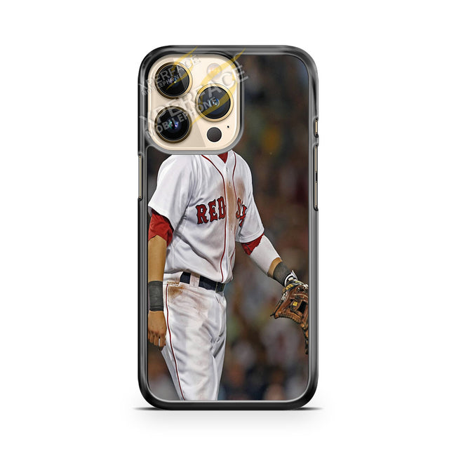 boston red sox dustin pedroia iPhone 14 Pro Case Cover