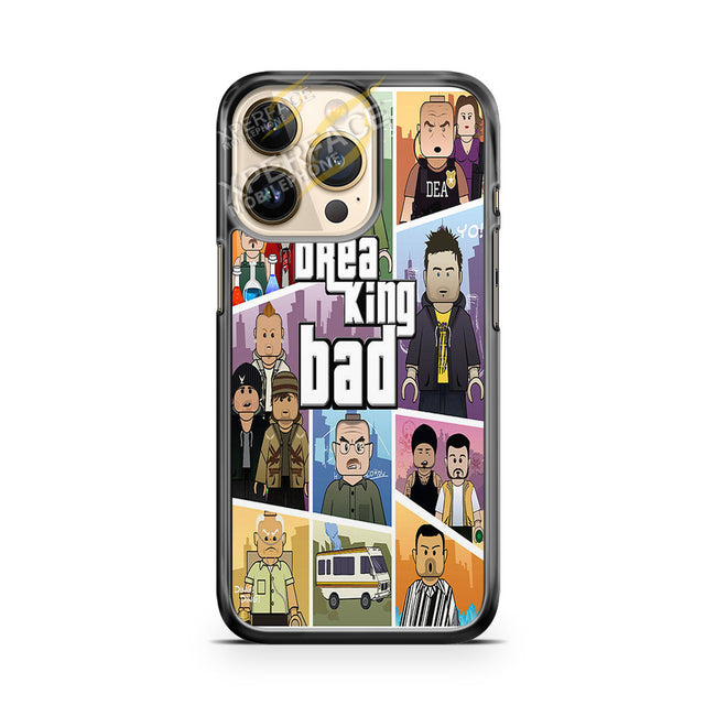 breaking bad collage gta cover iPhone 14 Pro Case Cover