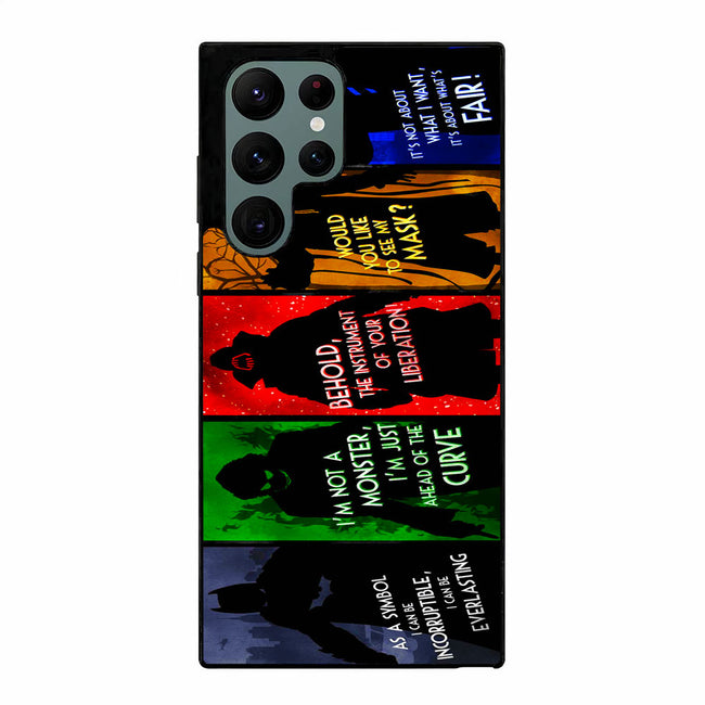 Batman Villain All Quotes Samsung Galaxy S23 Ultra | Samsung Galaxy S24 Ultra case cover